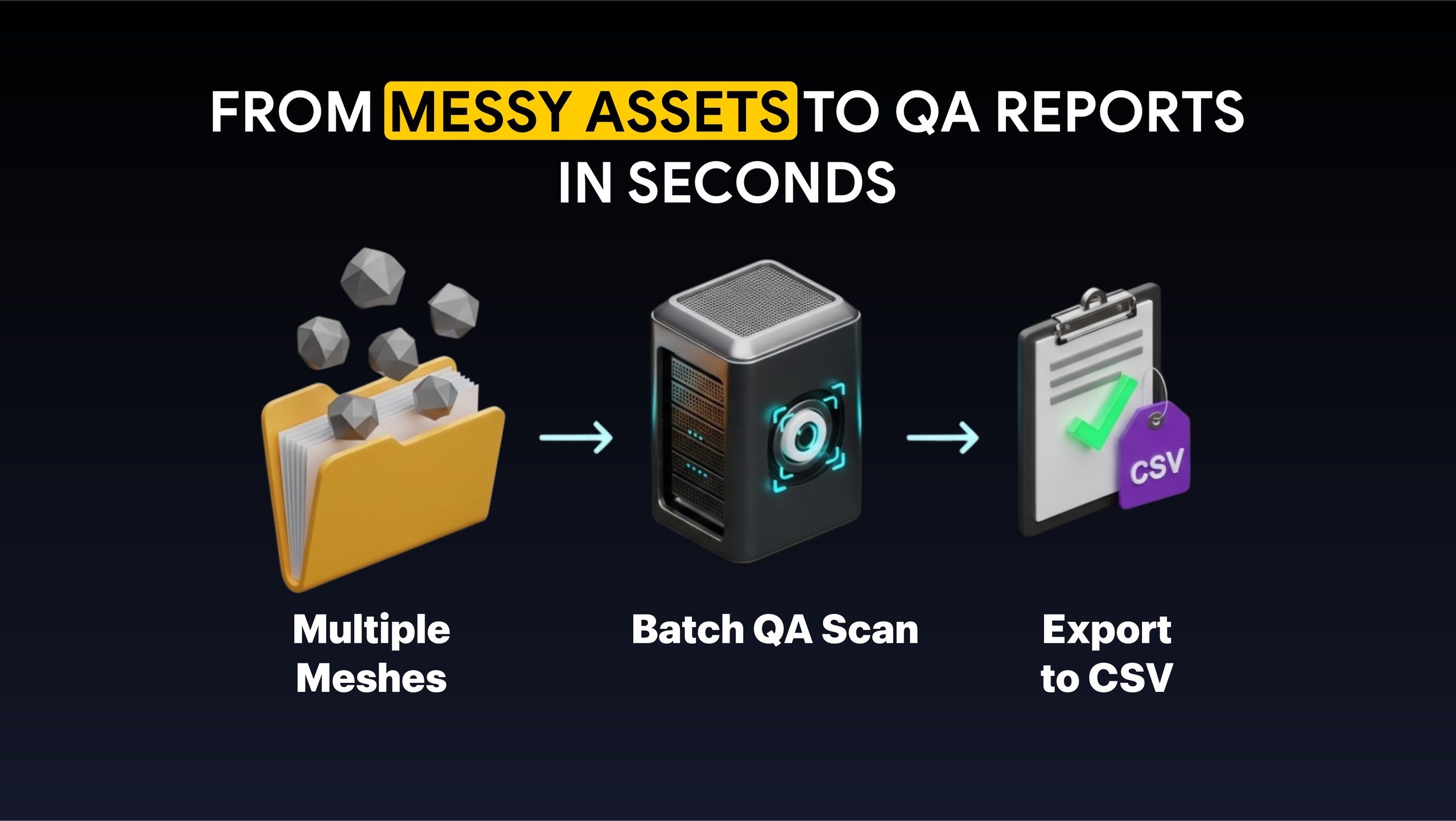 Media 1 for listing Quadify Base - Mesh Conditioning Pipeline for Unreal Engine 5