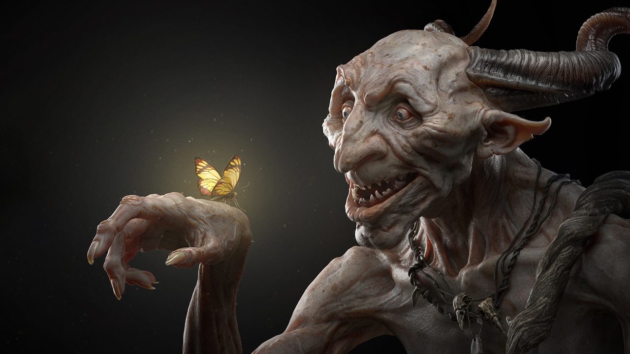Media 1 for listing Demon and Butterfly | 3D Sculpting