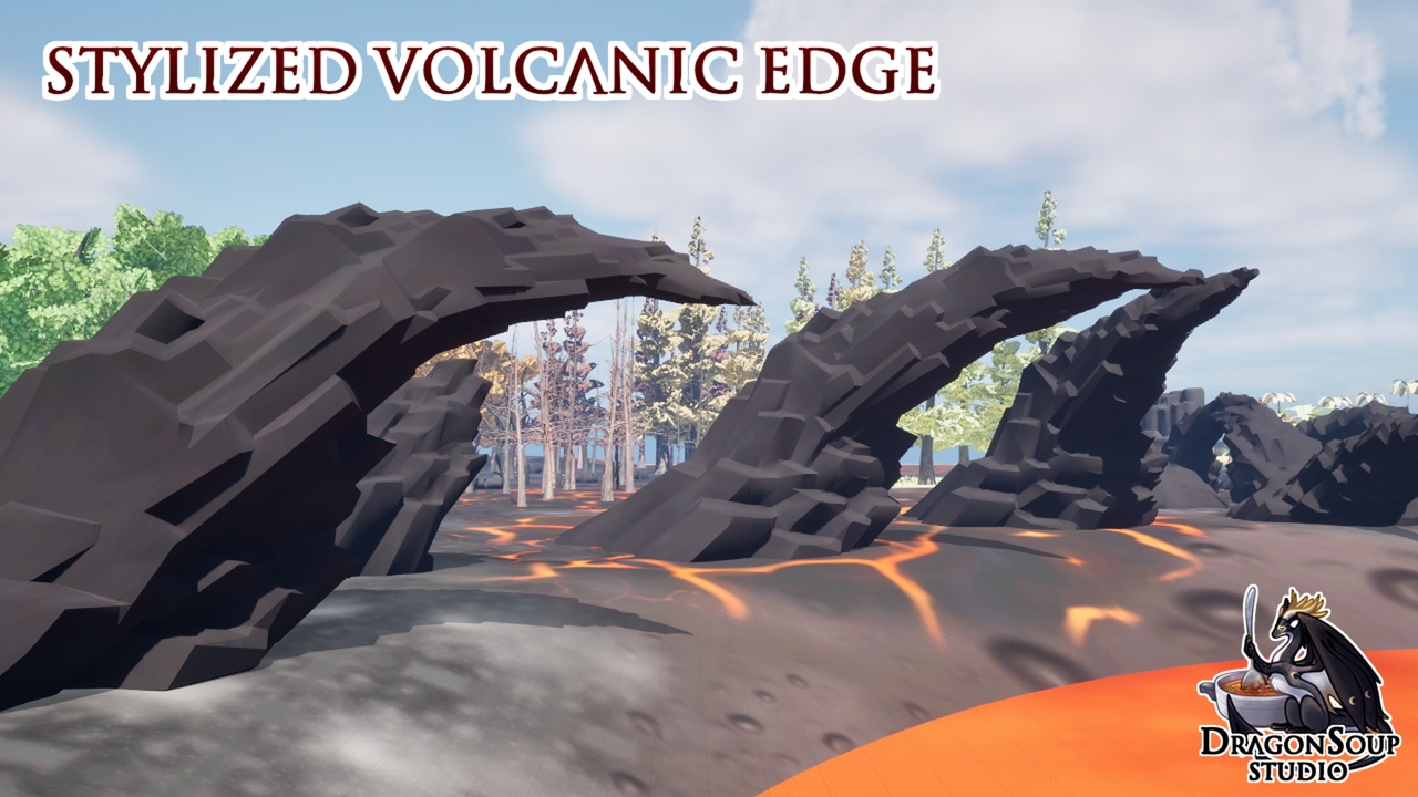 Media 1 for listing Stylized Volcanic Edge