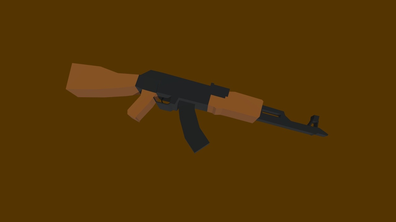 Media 1 for listing Lowpoly Rifle