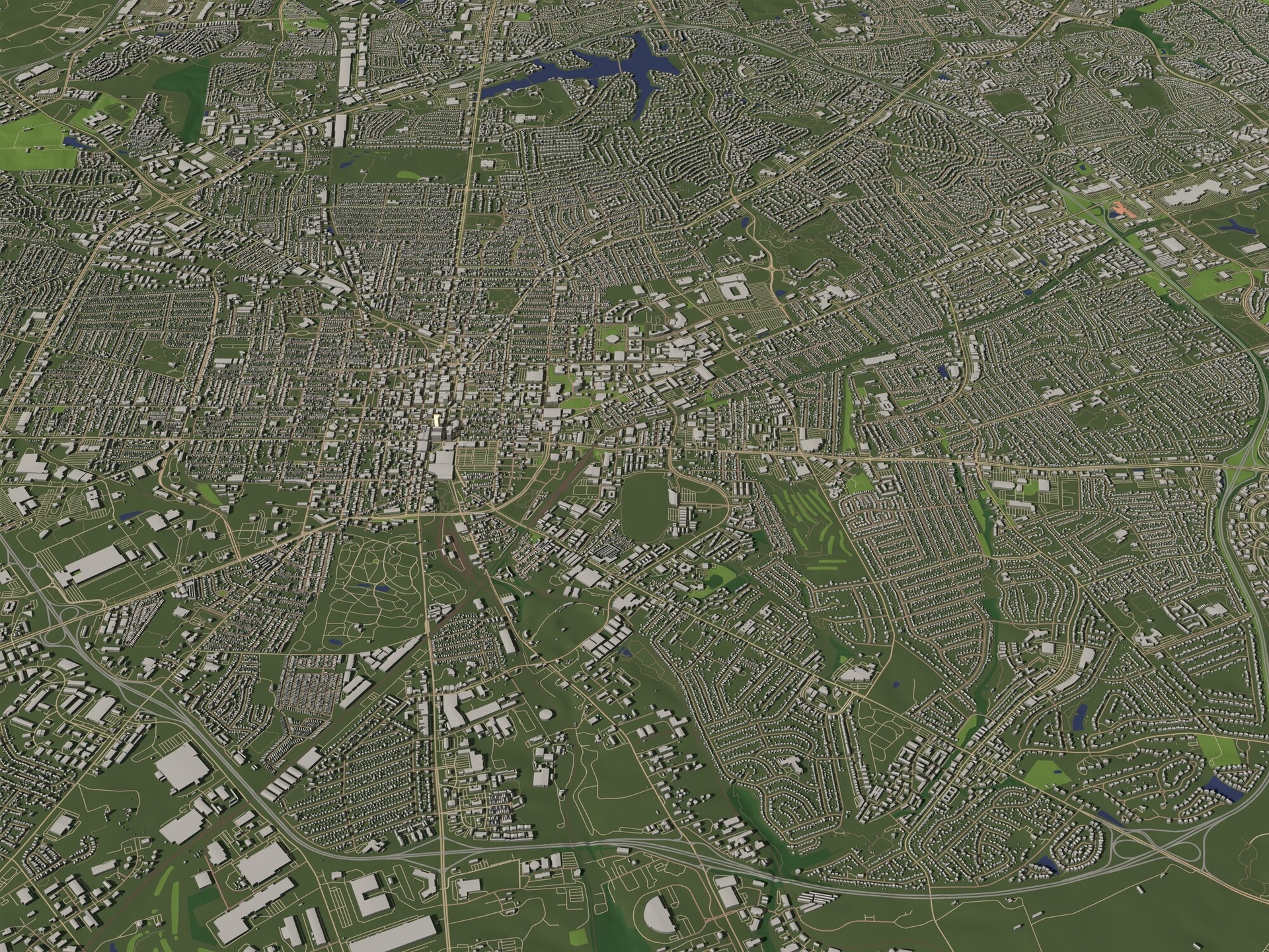 Media 1 for listing Lexington Kentucky USA in 20 km x 20 km - city and urban