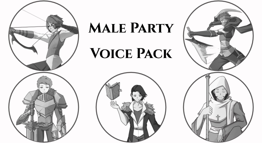 RPG - Male Party Voice Pack - Bundle | Fab