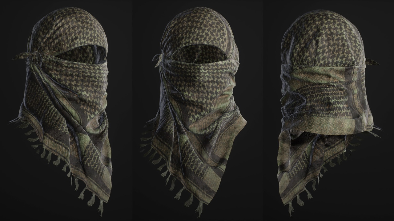 Media 1 for listing Full Face Arafatka - Metahuman
