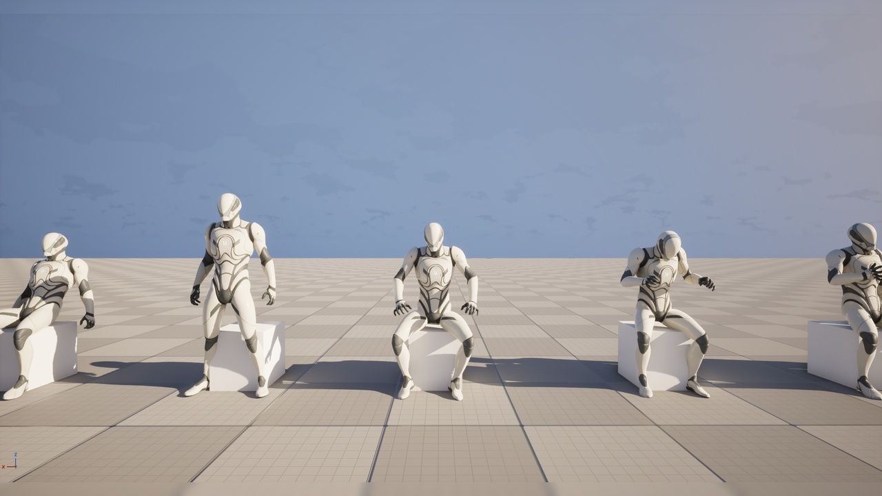 Quick Motion Sit NPC Kit | 27 MoCap Animations ilanı için 1. medya