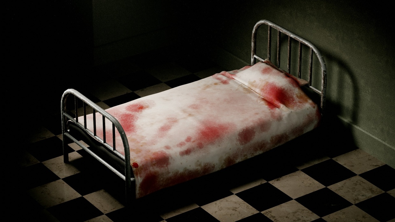 Media 1 for listing Abandoned Hospital Bed 3D model