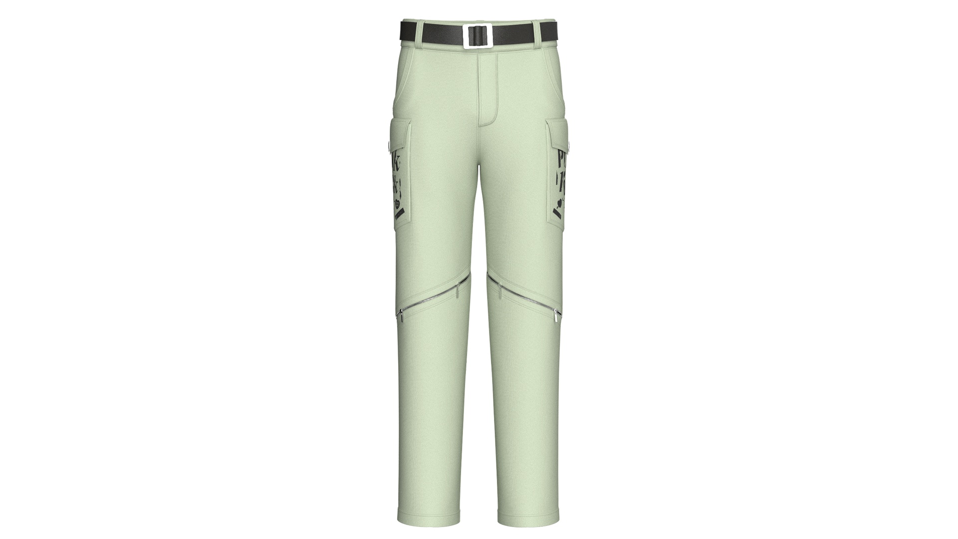 Media 1 for listing Men Printed Cargo Pocket Pant | High Poly