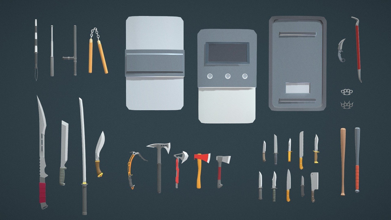 Media 1 for listing Weapons Pack - Melee Weapons