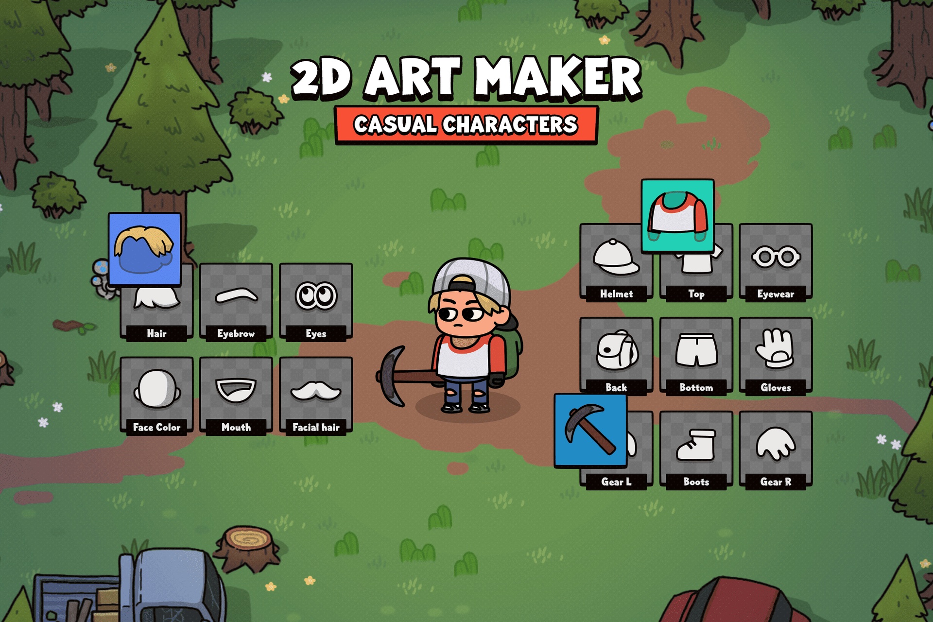Media 1 for listing 2D Art Maker - Casual Characters