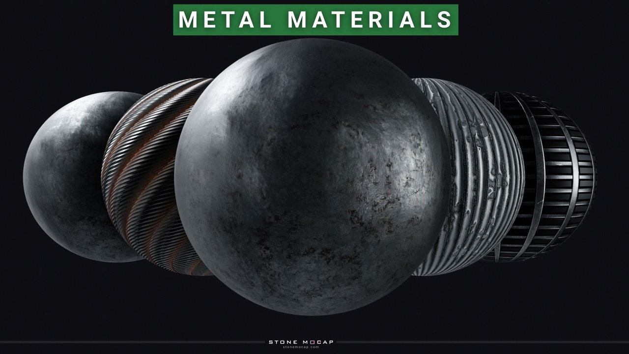 Media 1 for listing Metal Material Pack PBR