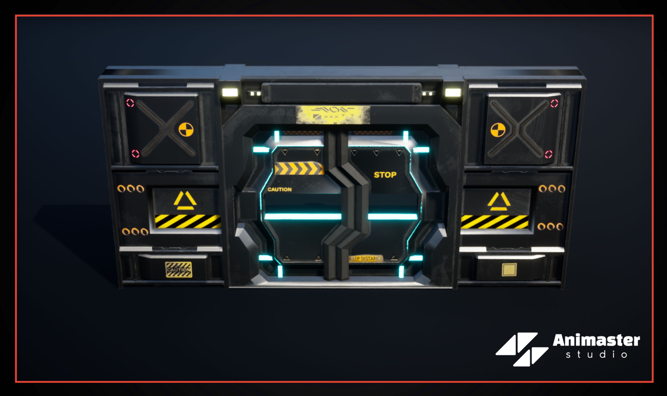 Media 1 for listing Sci-Fi Blast Door – Rigged
