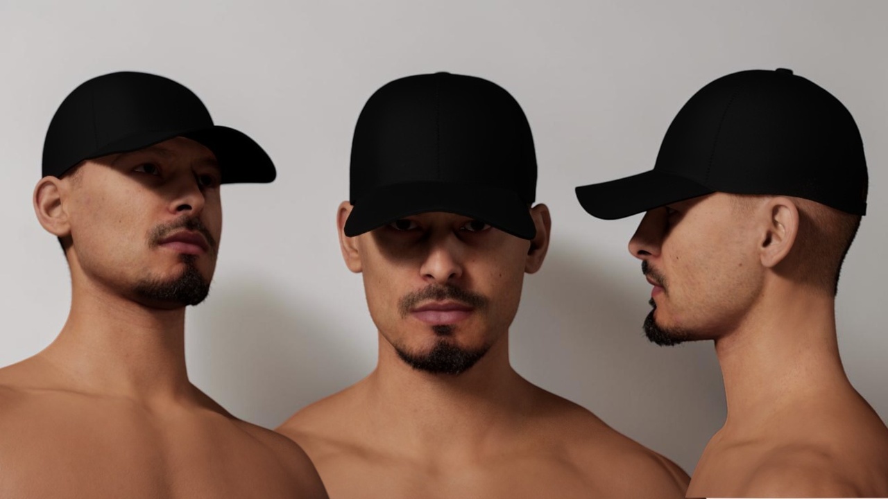 Media 1 for listing Casual Baseball Hat - Metahuman Compatible