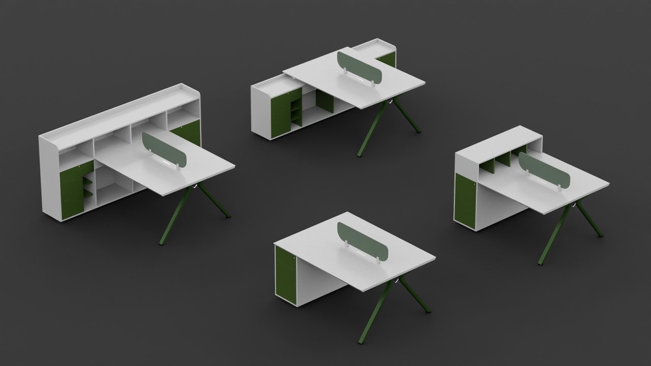 Media 1 for listing Furniture Office Desk & Workstation Collection