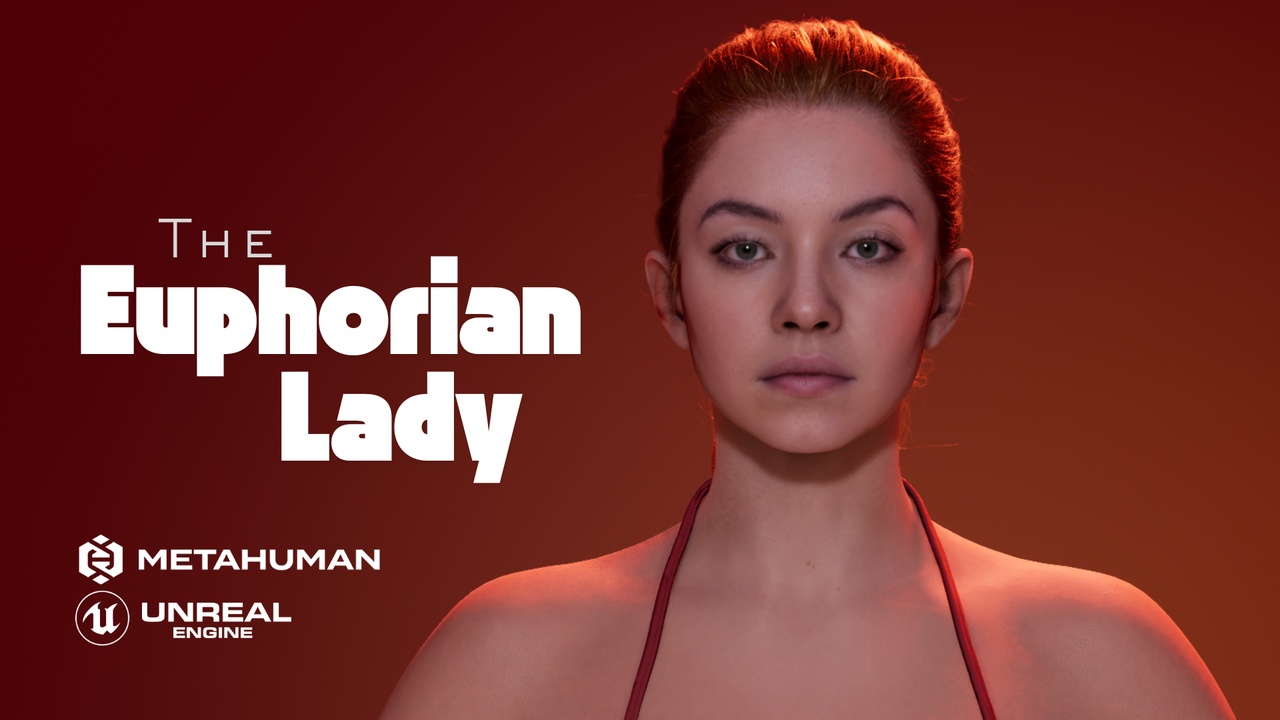 Media 1 for listing The Euphorian Lady (Sydney Sweeney) │ Metahuman