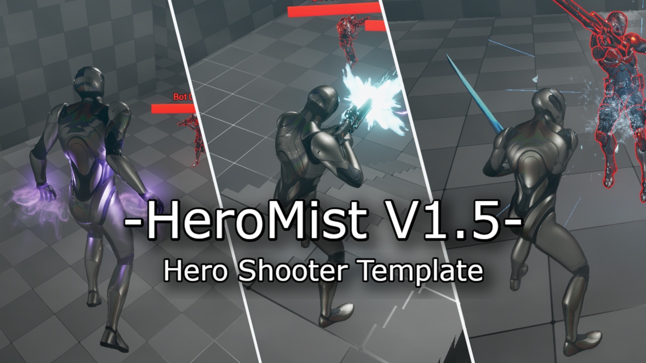 Media 1 for listing HeroMist V1.5 Standard - Hero Shooter Template