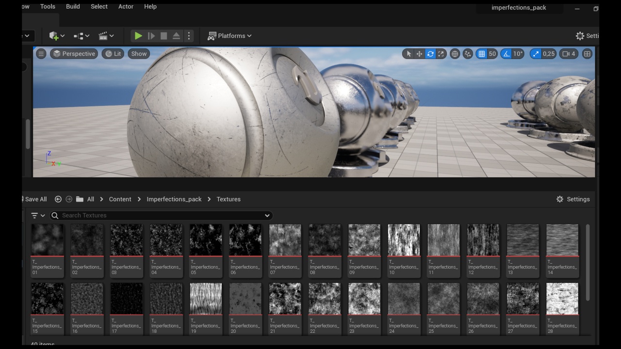 Media 1 for listing Imperfections Texture Pack