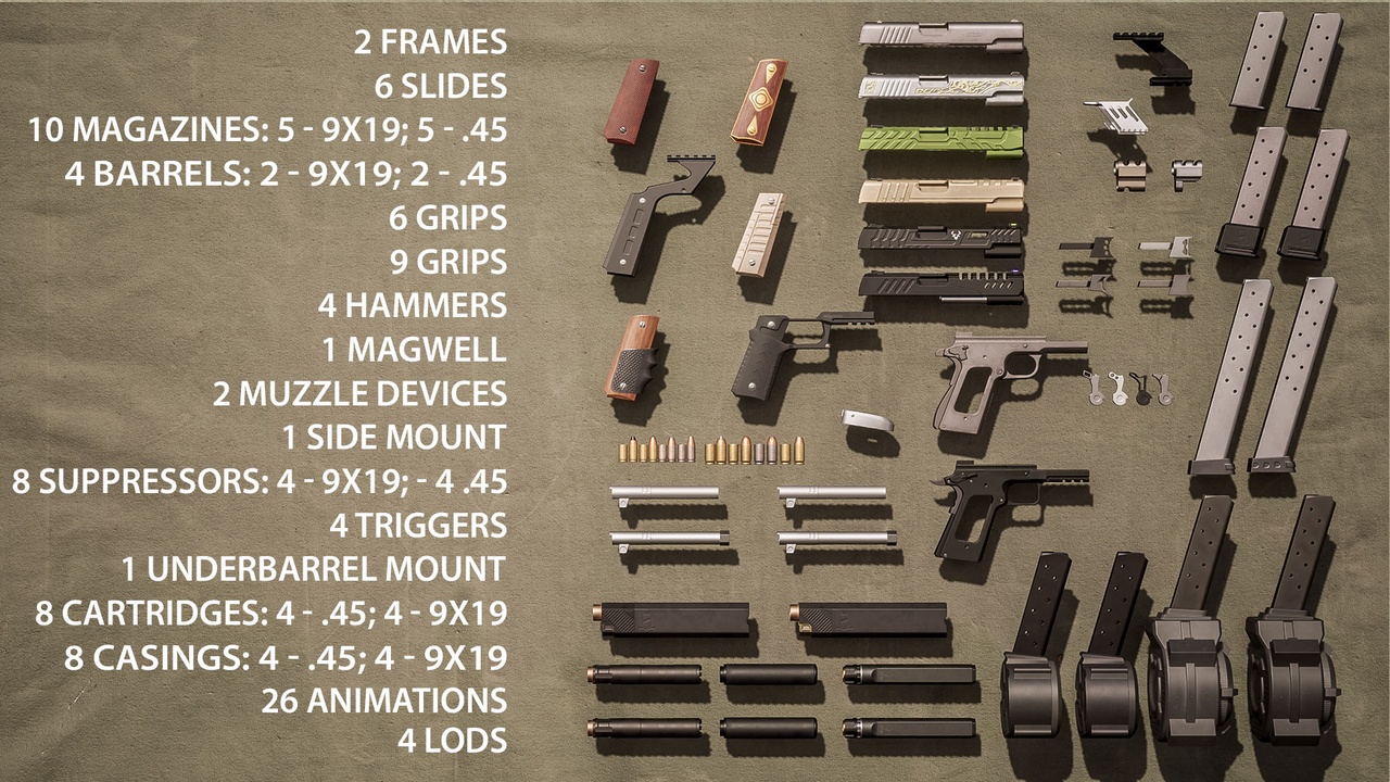 Media 1 for listing Pistol 1911 Modular