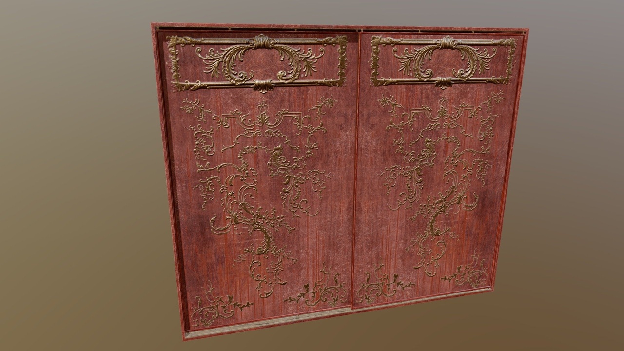 Media 1 for listing Antique Closet (mid-poly!)