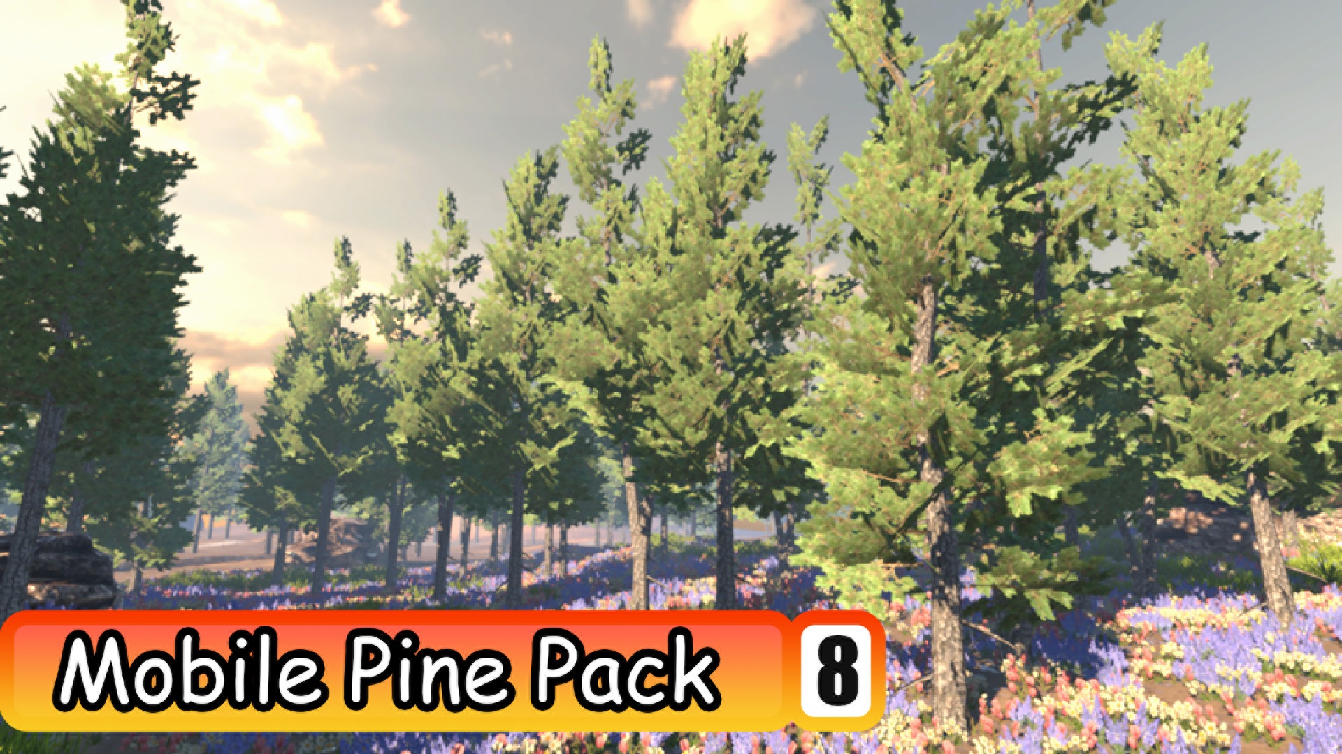 Mobile Pine Tree Pack 8 (Production Ready) | Fab