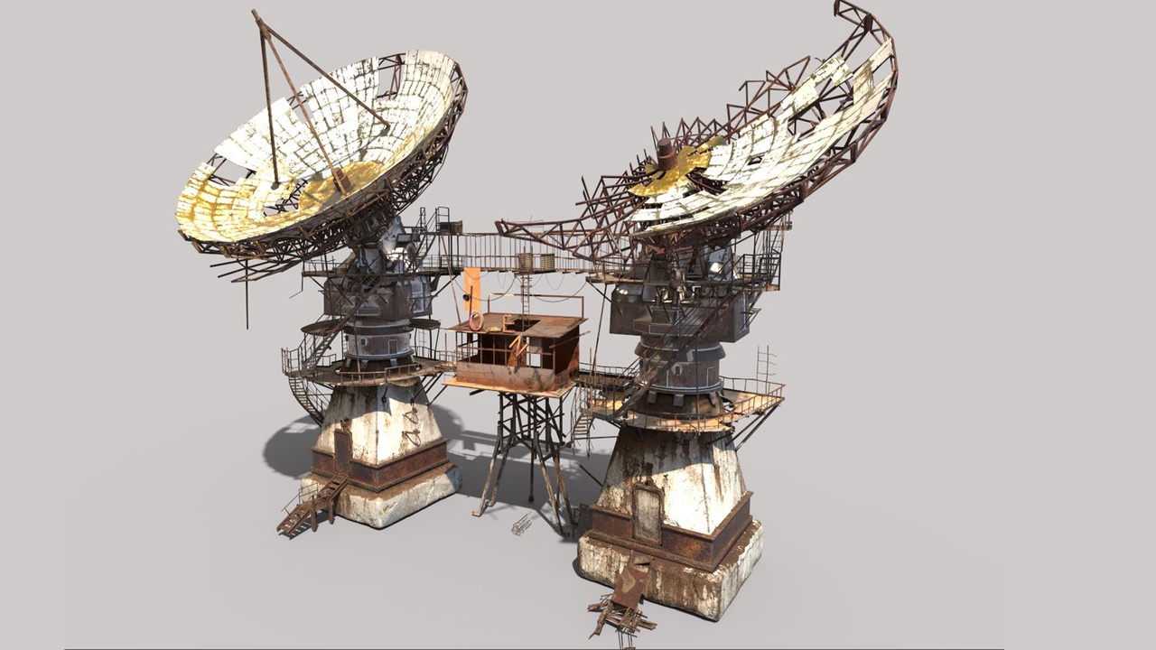 Media 1 for listing Post-Apocaliptic Radar-Satellite Station Base