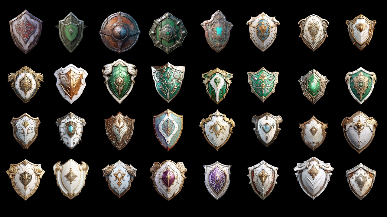 Media 1 for listing Fantasy Shields - Icons