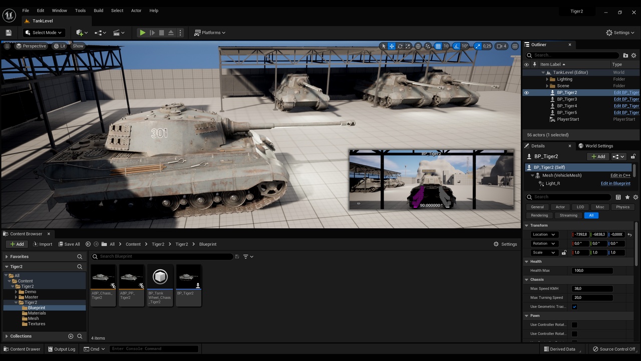 Media 1 for listing Tank Drivable TigerII Battle Tank