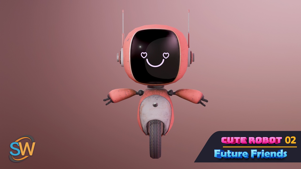 Media 1 for listing Cute Robot 02 – Future Friends