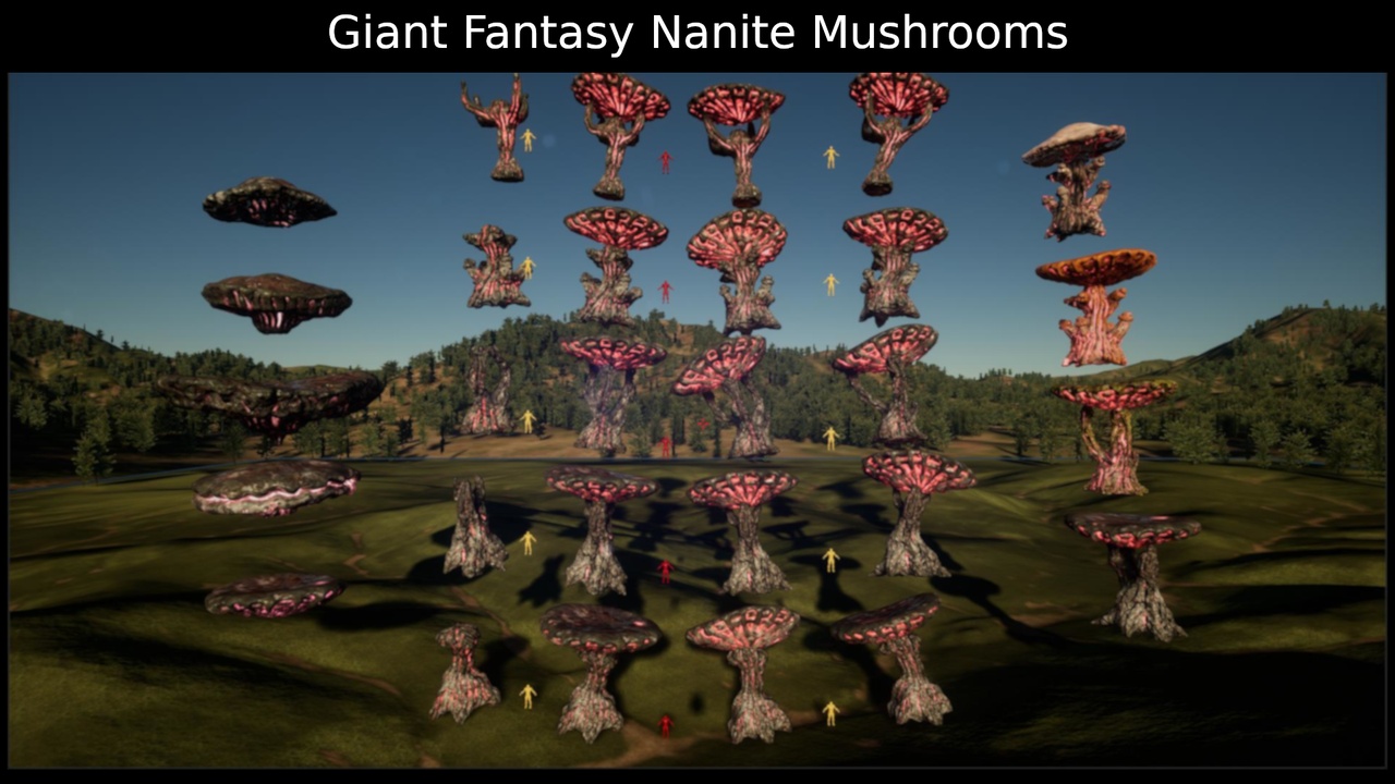 Media 1 for listing Giant Fantasy Nanite Mushrooms