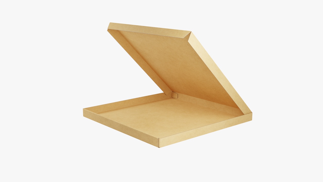 Media 1 for listing 14" Kraft Paper Open Pizza Box
