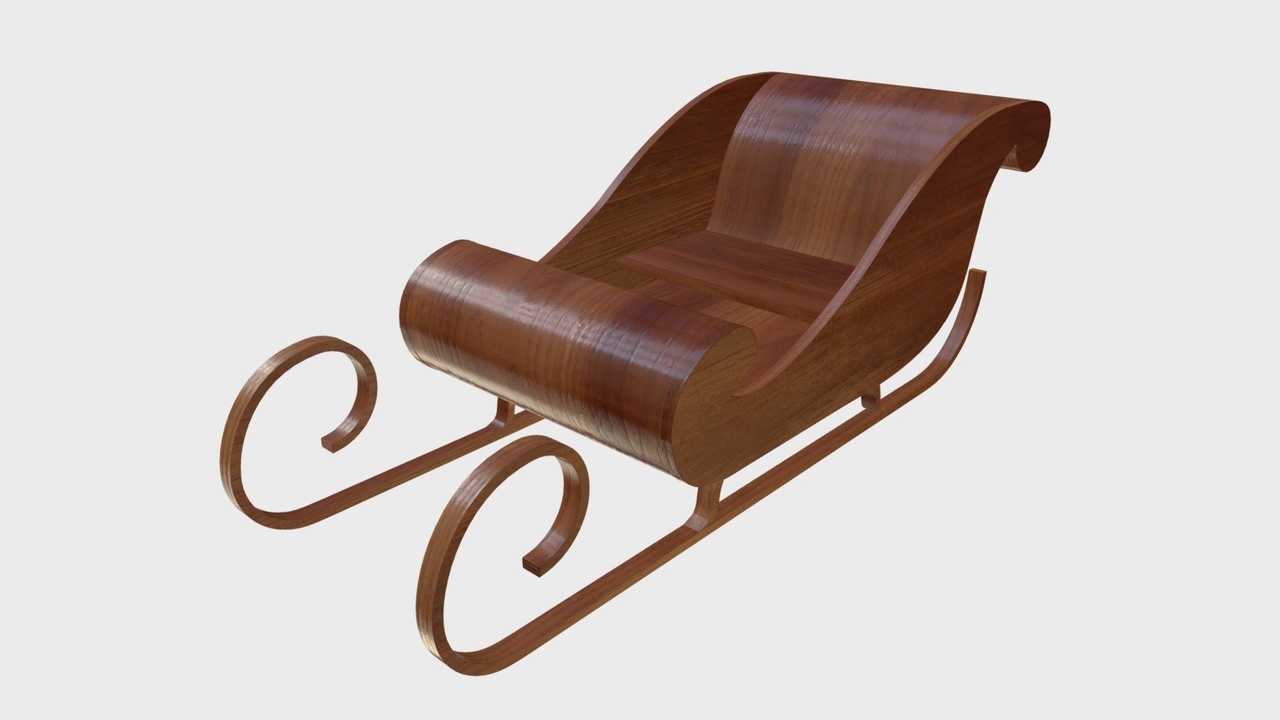 Media 1 for listing Wooden sled