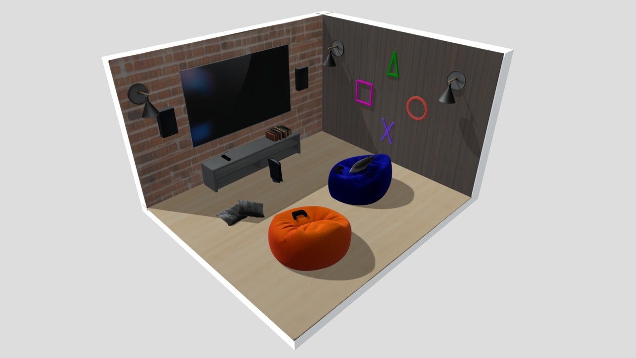 Media 1 for listing Isometric Industrial Gaming Lounge