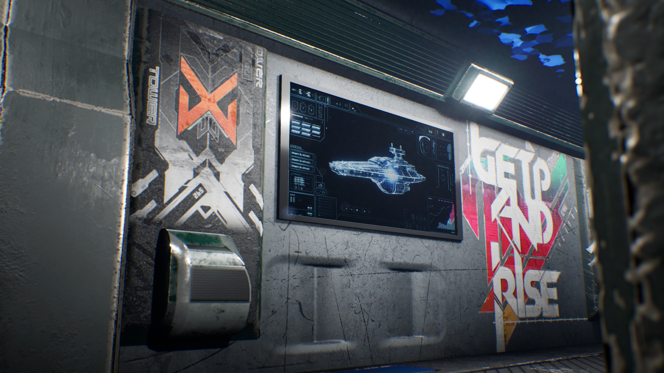 Media 1 for listing Cyberpunk Industrial Corridor | Sci-Fi Tunnel Environment | UE5 Ready