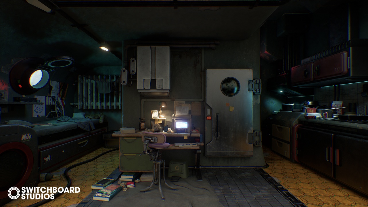 Media 1 for listing Retro Sci-Fi Bunker Room Interior