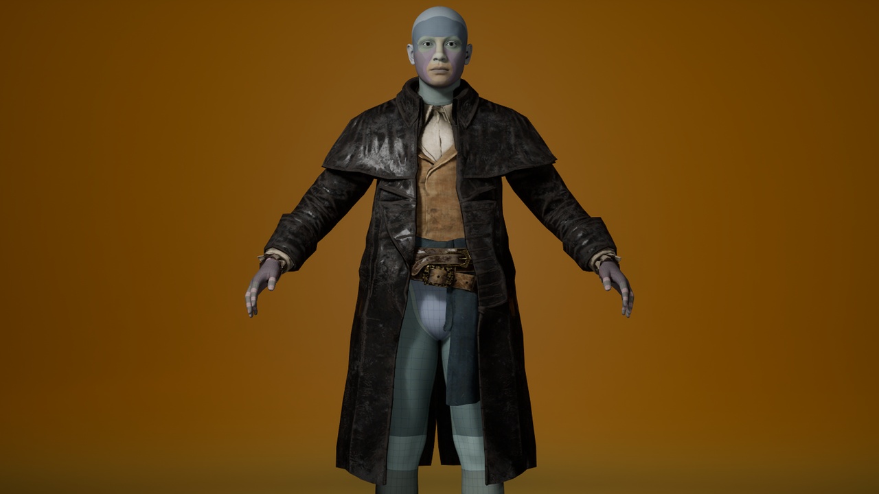 Media 1 for listing Pirate Coat (Var. 2) - Metahuman