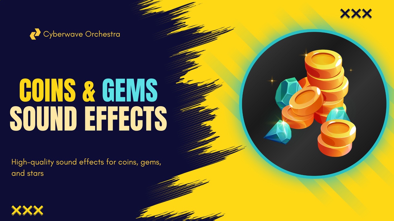 Media 1 for listing Coin Sound Effects - Gems & Loot Pack