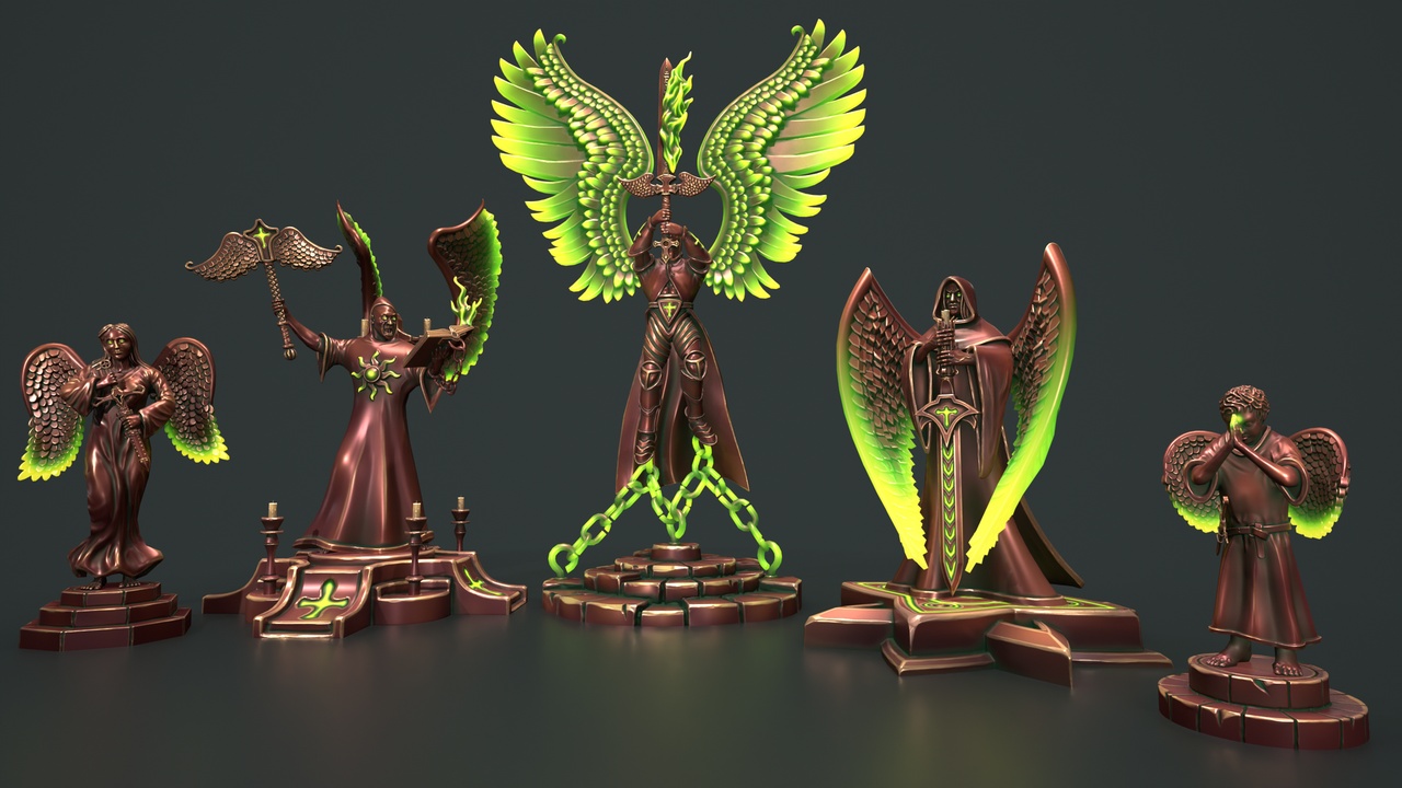 Media 1 for listing Dark Statues Pack