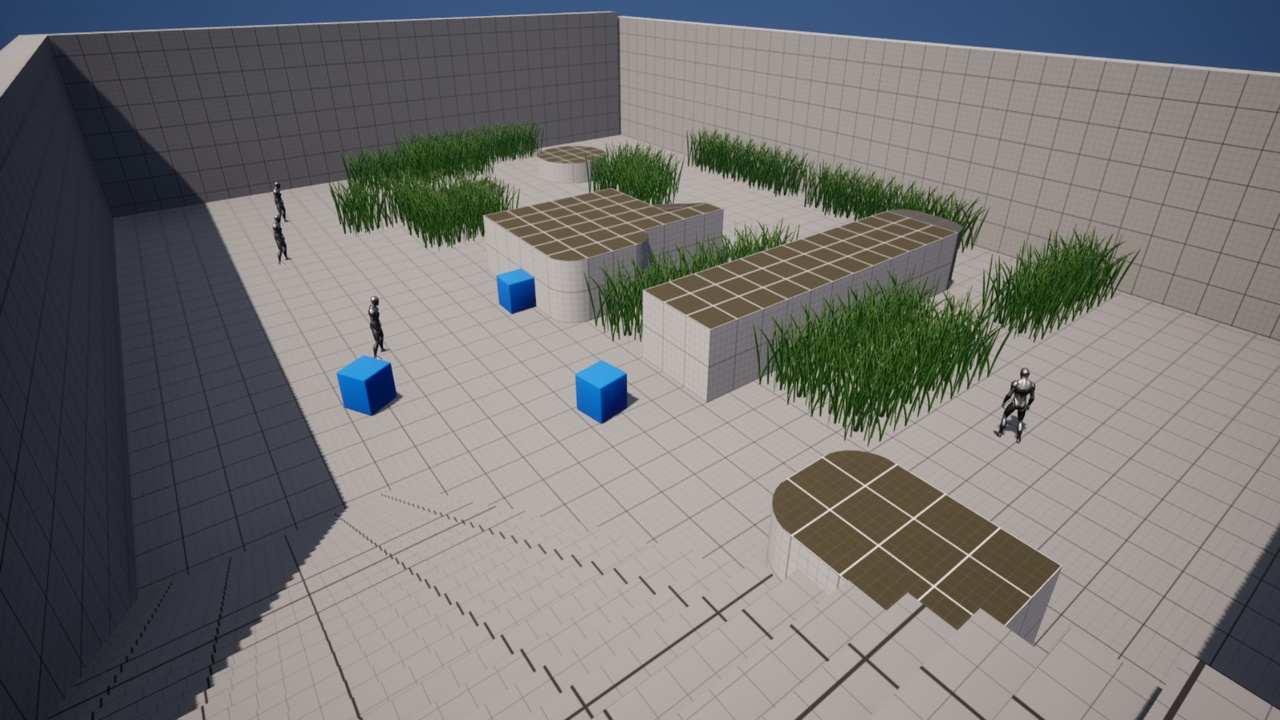 Media 1 for listing Stealth Gameplay Systems| (AKO) | AI, Grass Hide, Throw & Takedown