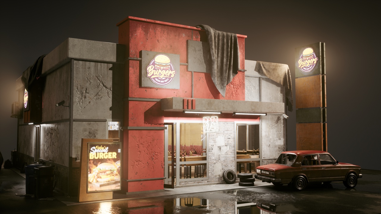 Media 1 for listing Modern Burger Restaurant