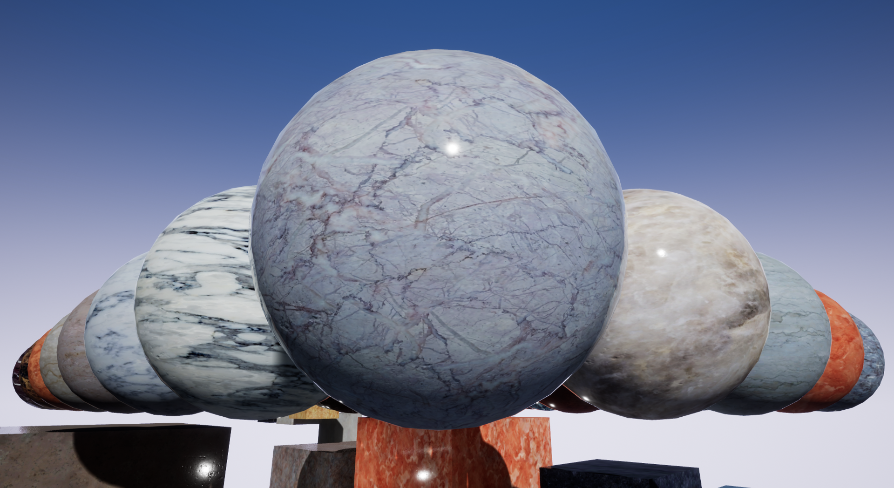 Realistic Polished Marble PBR Materials Vol 2 | Fab