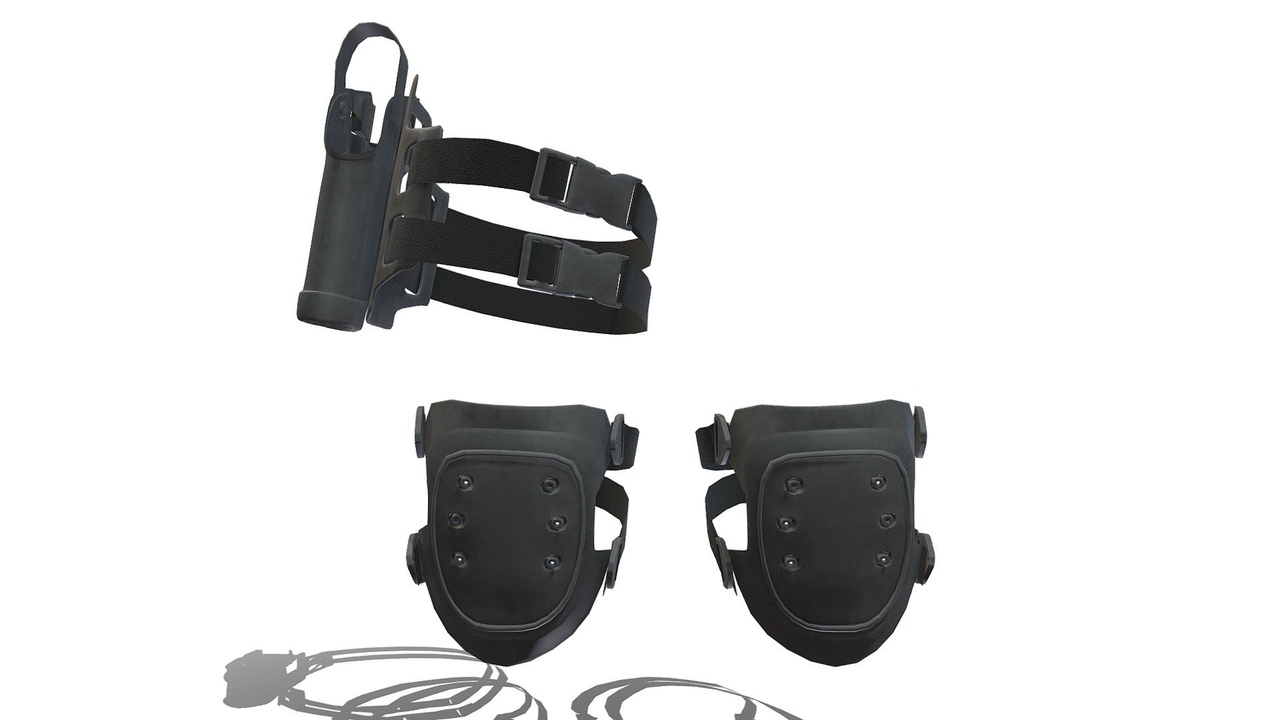 Media 1 for listing Military Knee Pads & Gun Holster