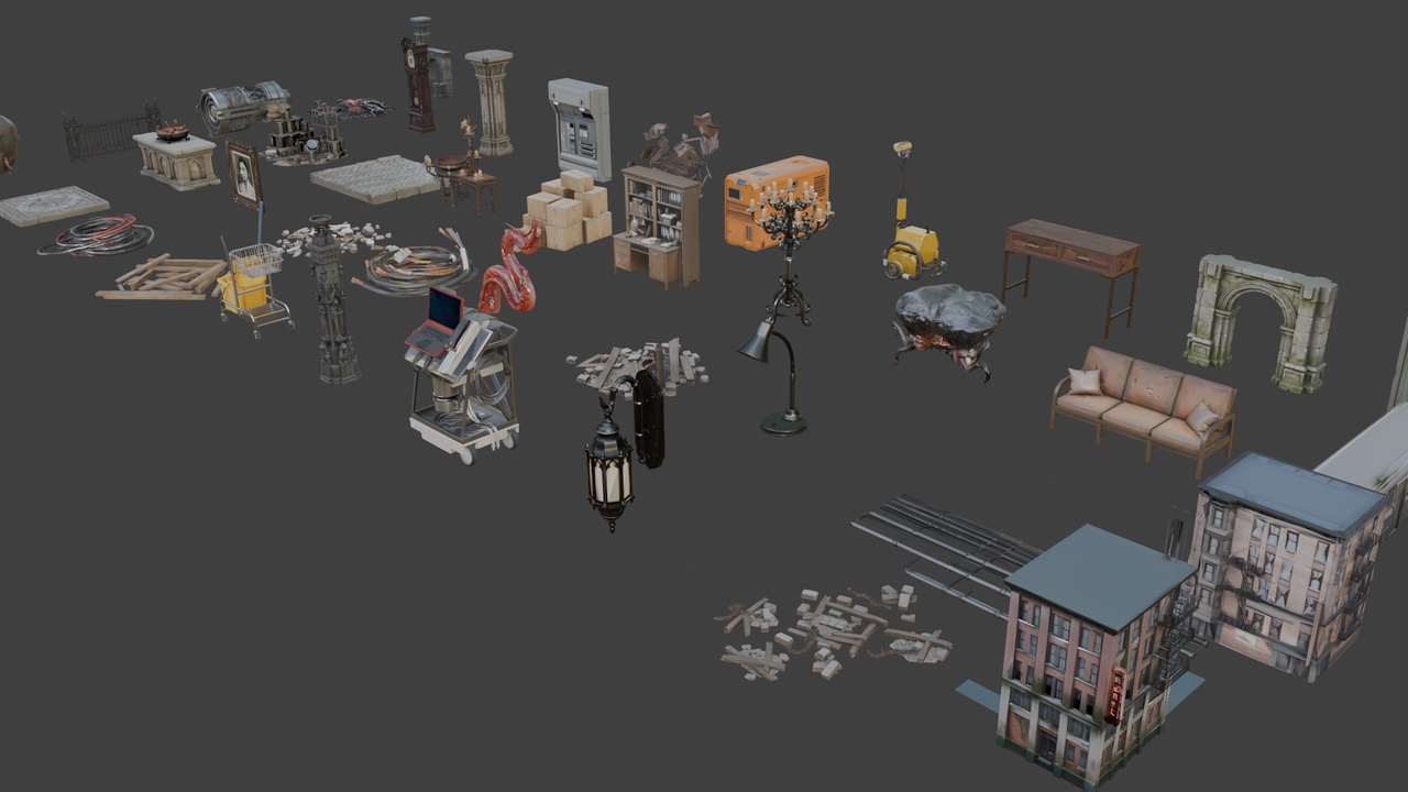 Media 1 for listing Horror Game Environment Set 5🩸