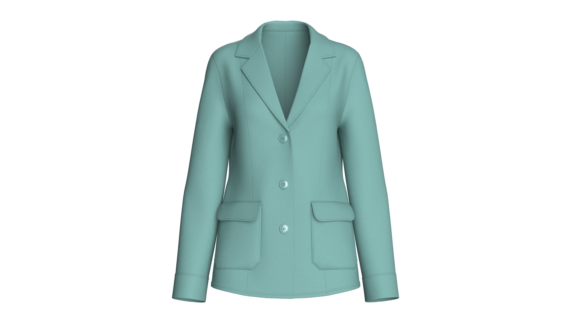Media 1 for listing Girls Notch Lapel Blazer Jacket | High Poly