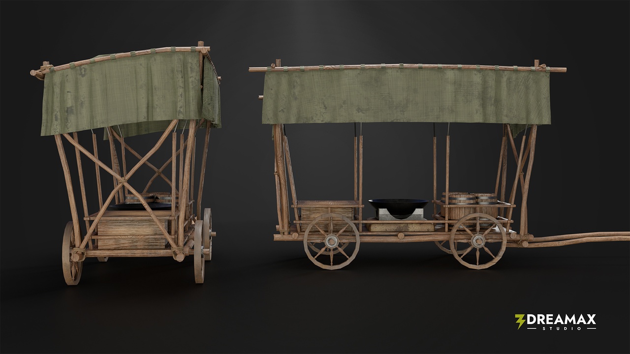 Medium 1 für Eintrag Medieval Market Cart – Realistic Merchant & Trading Cart