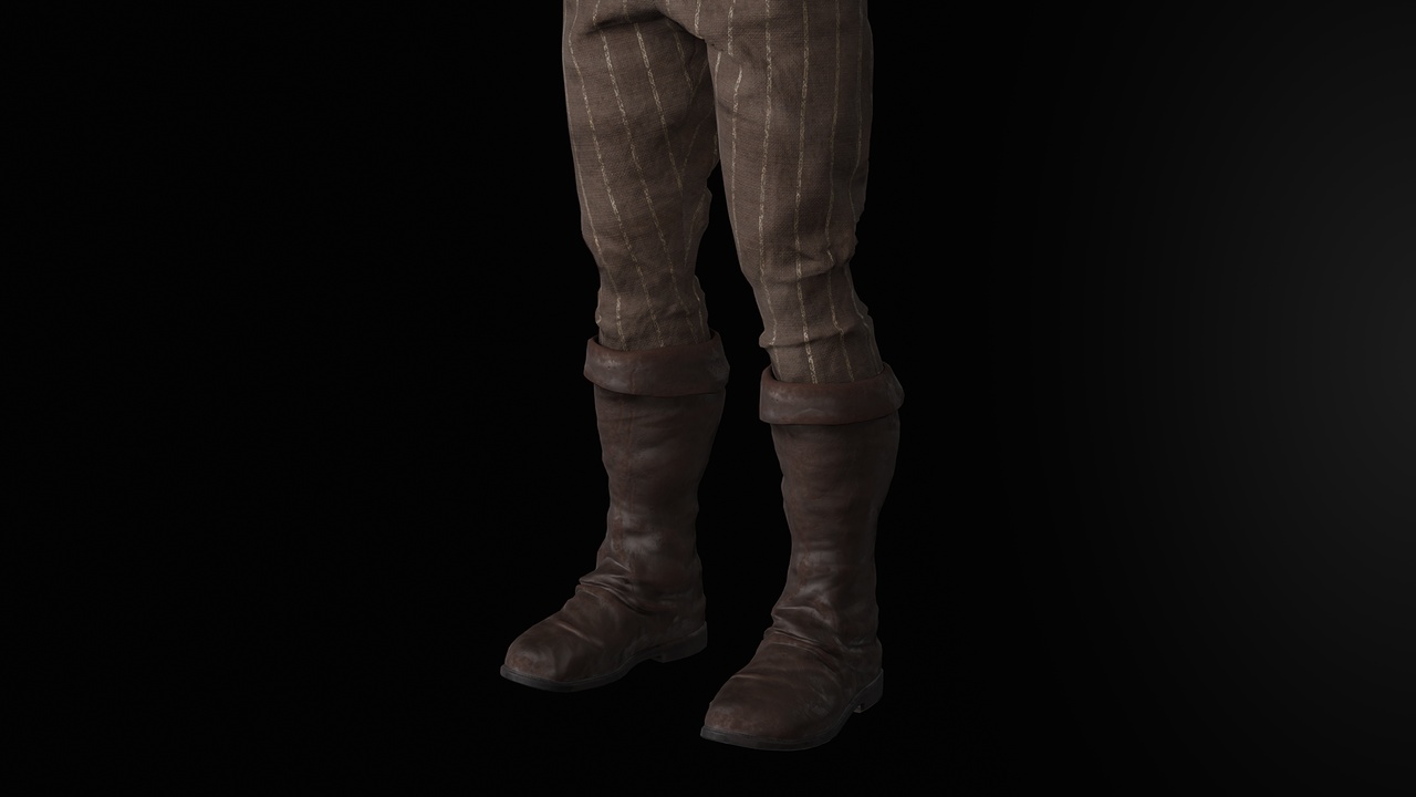 Media 1 for listing Boots - Medieval - Metahuman Outfit