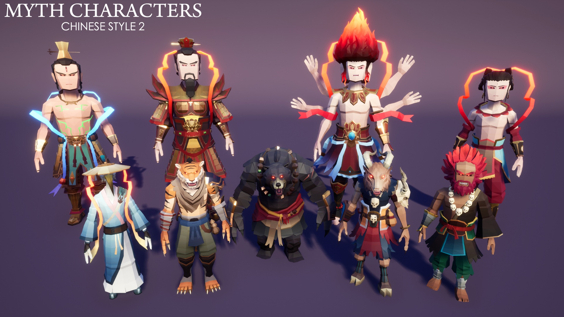Myth Characters ChineseStyle2 | Fab