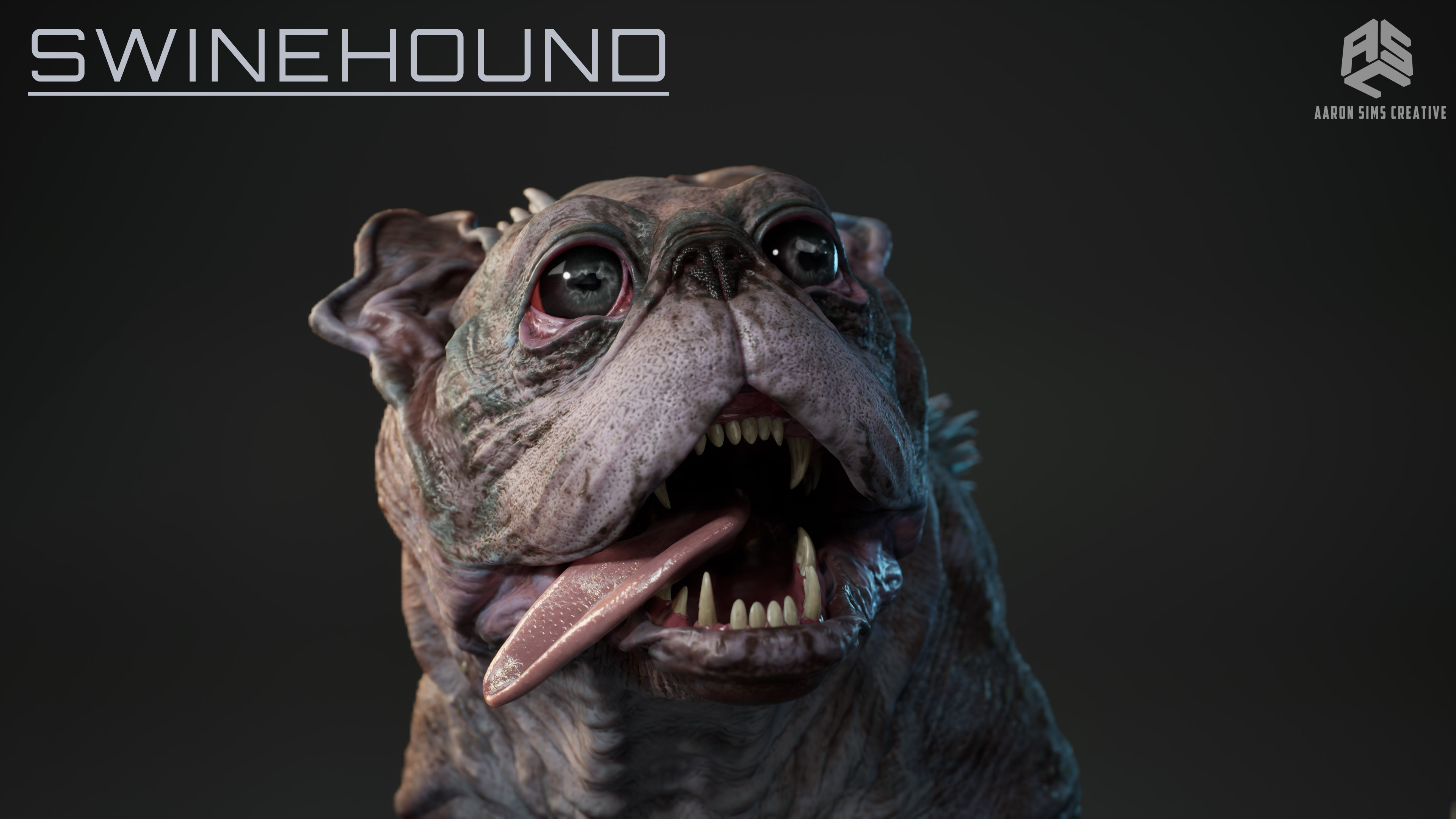 SWINEHOUND | Alien Dog Creature | Fab