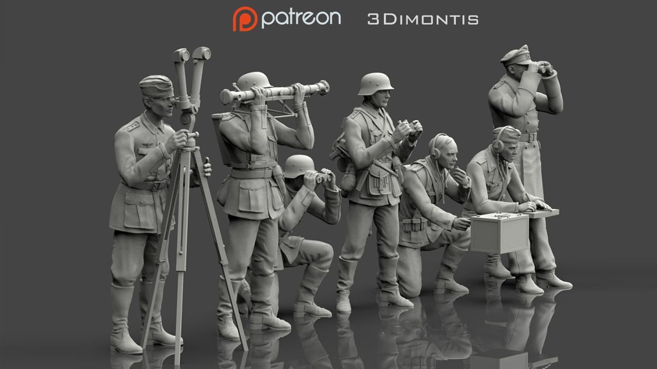 Media 1 for listing German Artillery Officers Soldiers WW2