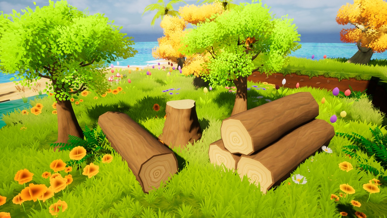 Media 1 for listing Stylized Tree Log | Game-Ready UE5 Asset