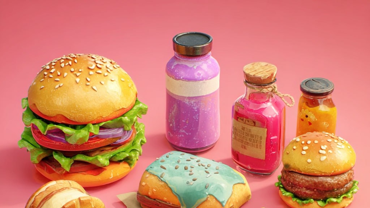 Multimedia 1 dla listy FREE Stylized Food Pack🍔