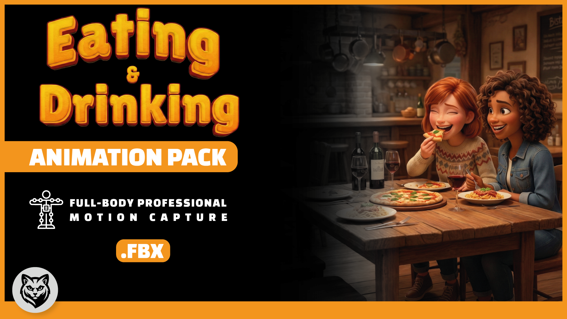 Eating and Drinking Animation Pack | Fab