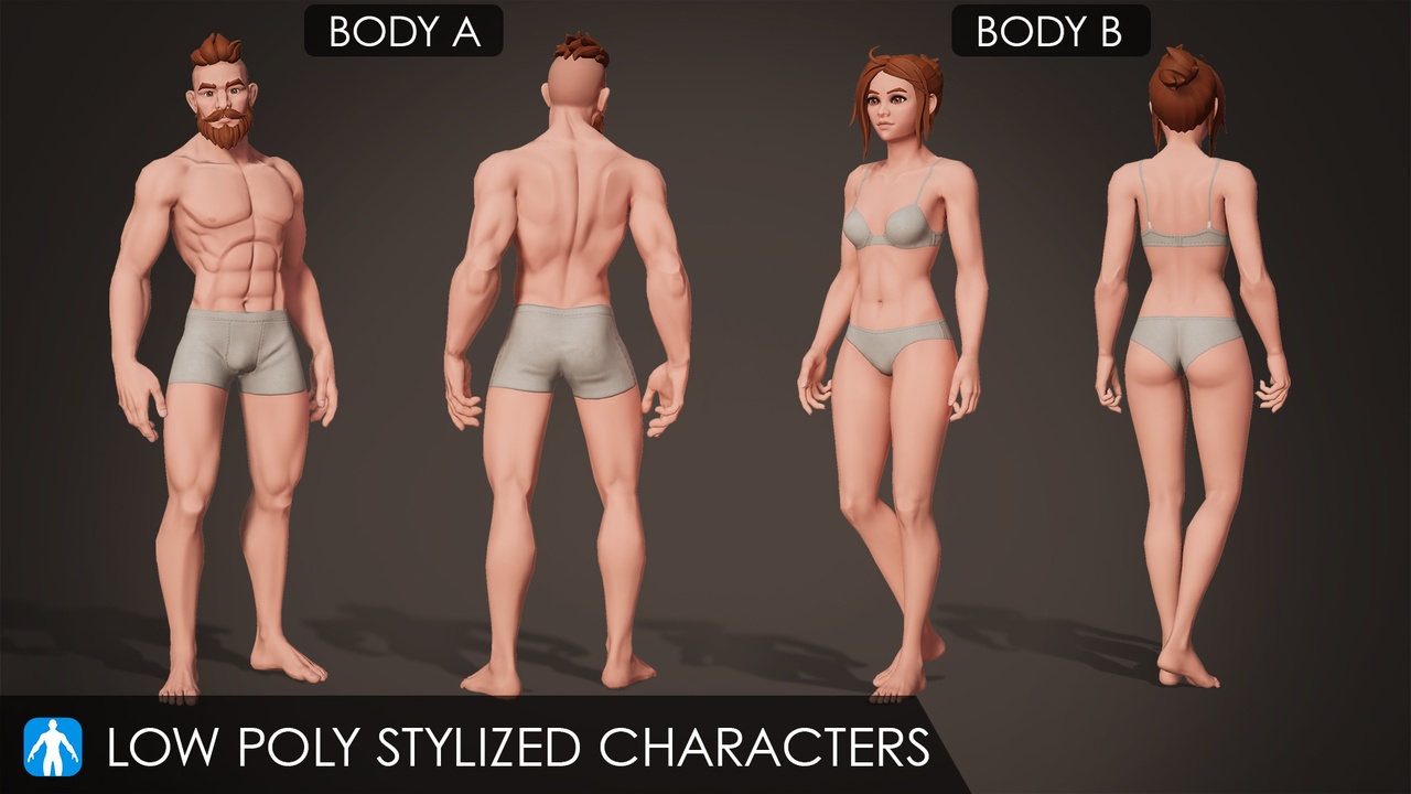 Media 1 for listing Stylized characters